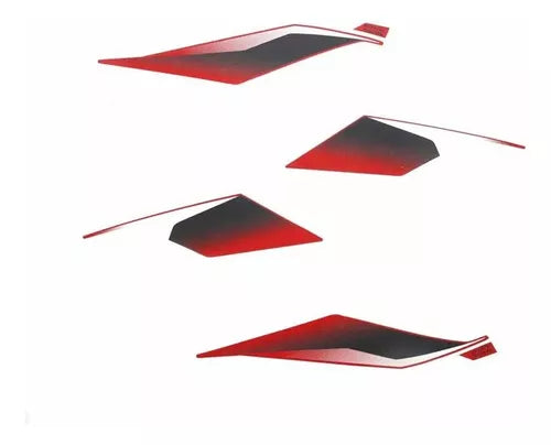 Kit Decal Fairing-pa Red(2015-2016) for BAJAJ PULSAR RS 200-bajaj