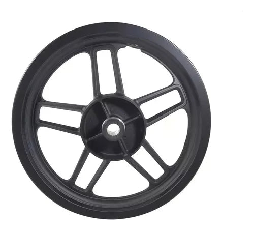 rear alloy wheel 2.5*16(black) for bajaj vikrant-bajaj