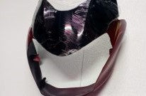 Visor Set Red for Bajaj XCD 125-SAI