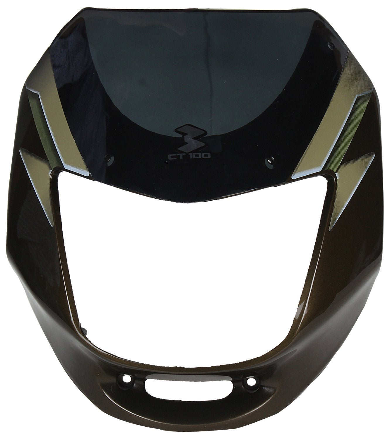 Visor Heena & Green for Bajaj CT 100 New-SAI