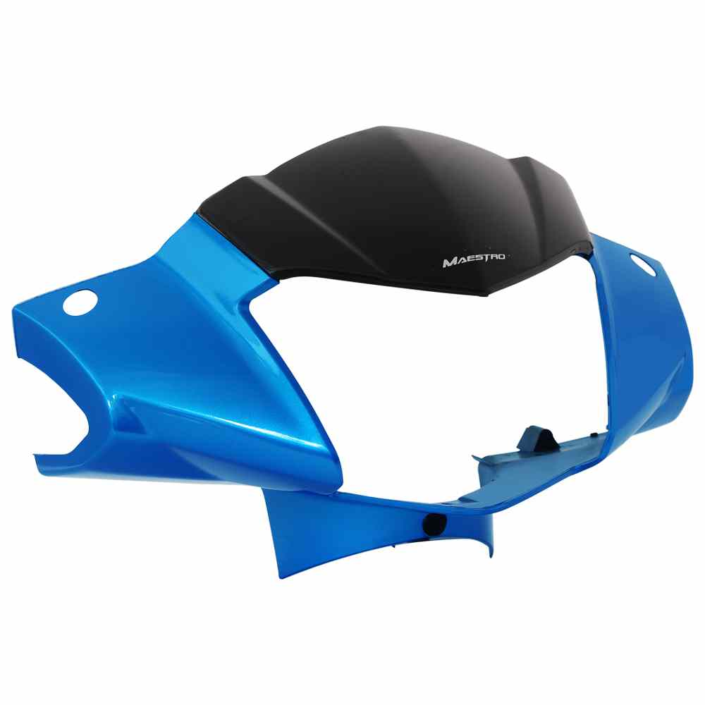 HEADLIGHT VISOR BLUE for HERO MAESTRO-SAI