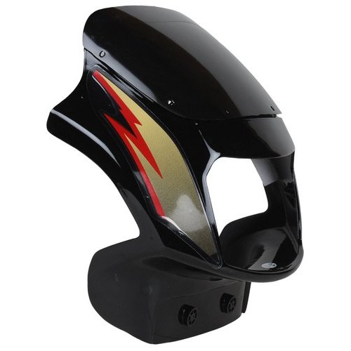 Visor Black for TVS Victor-First Quality