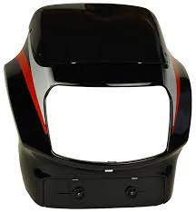 Visor Black for TVS Victor-First Quality