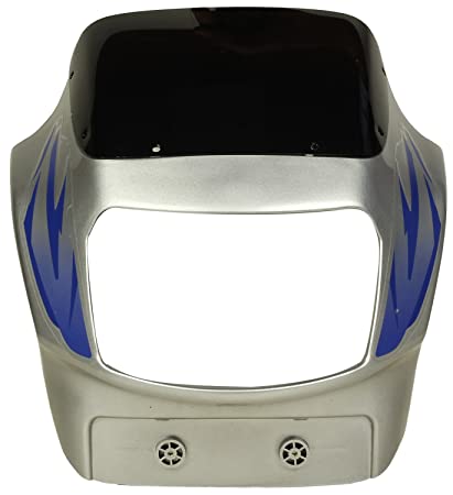 Visor Silver Colour for TVS Victor-hero