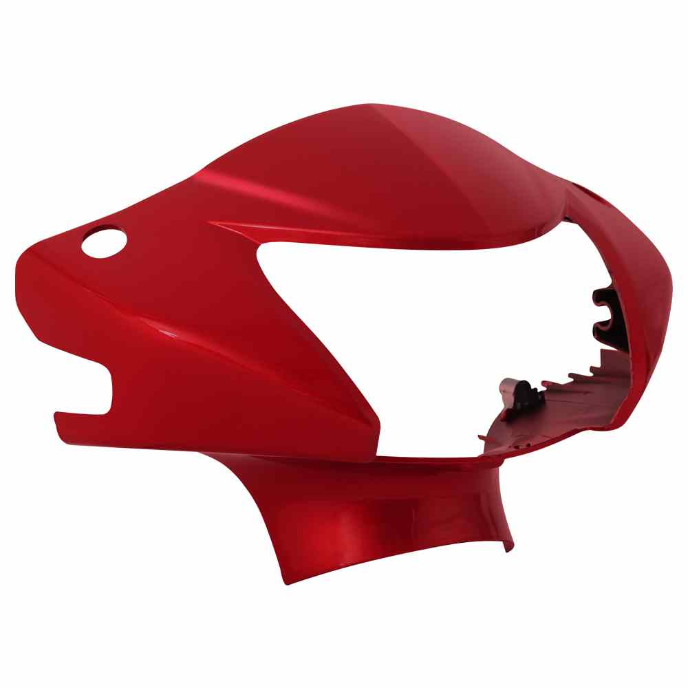 Head light visor red for TVS JUPITER-SAI