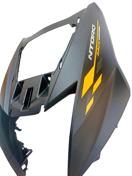 Front handle cover upper red for TVS NTORQ-TVS
