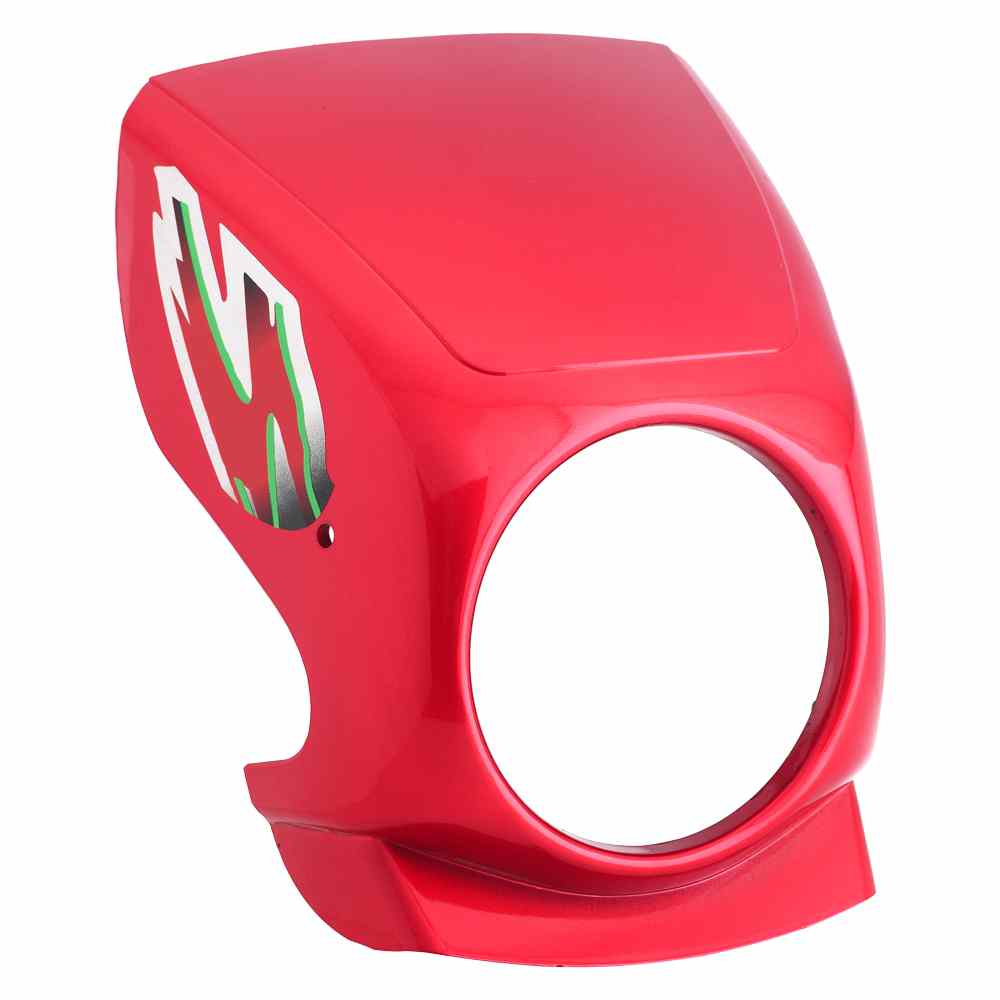 Visor volcano red for TVS SUPER XL HEAVY DUTY-SAI