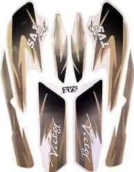 Sticker kit for TVS VICTOR GL-ABK