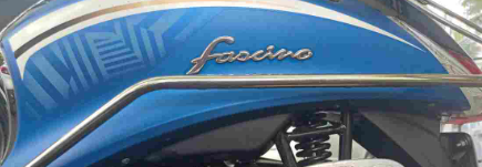 Blue shield for YAMAHA FASCINO-YAMAHA