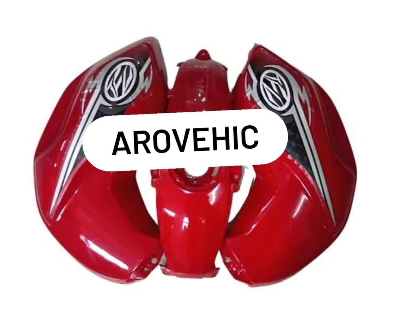 Tank cover -sports red -set of 3 for YAMAHA FZ V1-DIKSHA