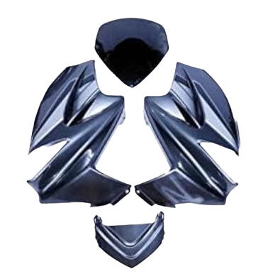 Visor Set Grey Colour for Hero Karizma R-Sai Company