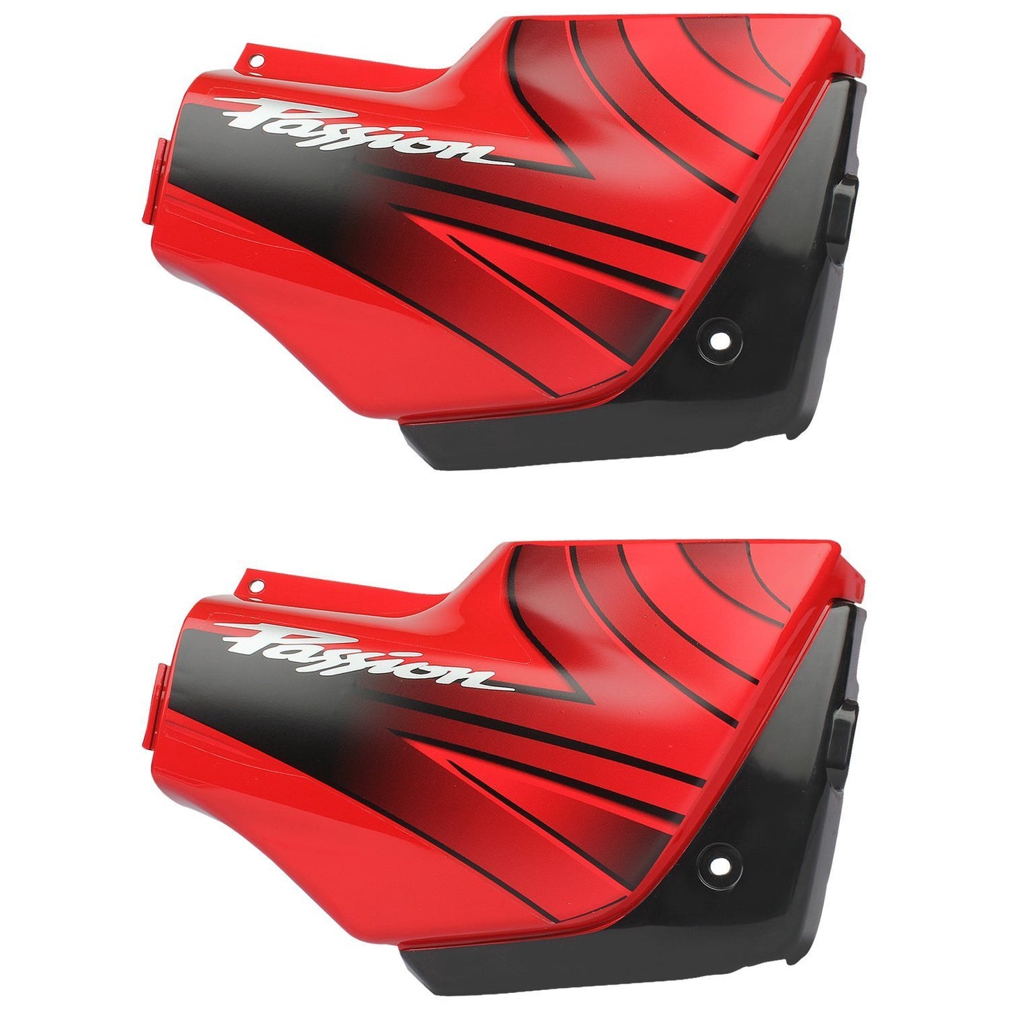 Side Panel Set Red & Black  for Hero Passion Pro-