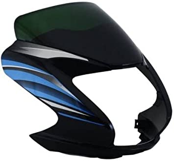 Visor Black & Blue Color for Hero Passion I3S-First Quality