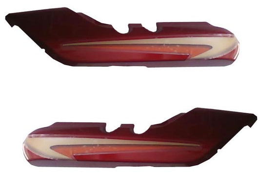 Tail Panel Red Orange Sticker for Hero Splendor Old/Plus-First Quality