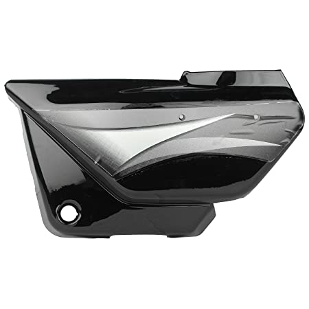 Side Cover 2 Piece Black Gray Sticker for Hero Splendor Pro-First Quality