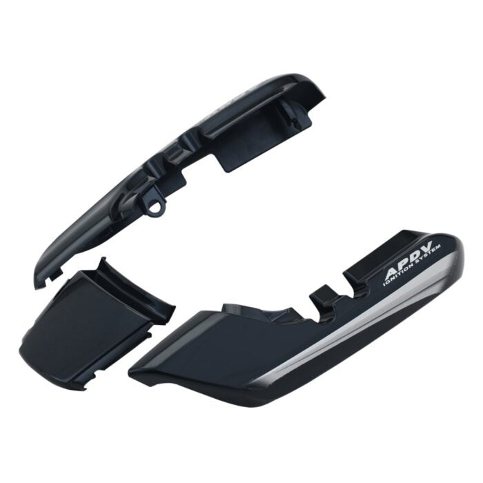 Tail Panel Black Silver Sticker for Hero Splendor Pro-First Quality