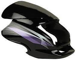Visor Black And Blue Sticker for Hero Xtreme Sports-First Quality