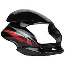 Visor Black And Red Sticker for Hero Xtreme Sports-First Quality