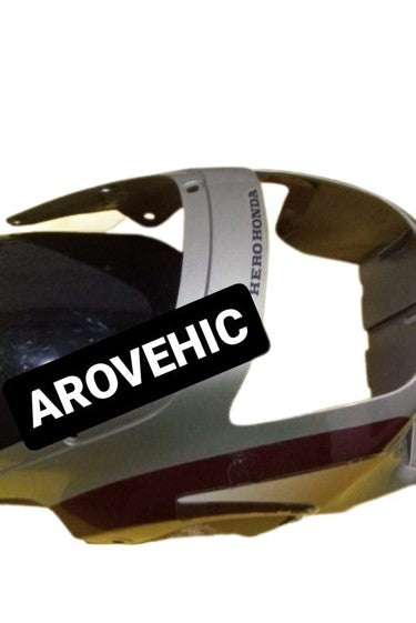 Visor Silver Wine Red Colour-Genuine for Hero CBZ Old-Hero