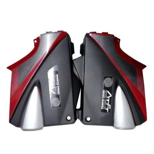 Side Panel Set Mat Red Black for Hero CBZ Xtreme Type 2-First Quality