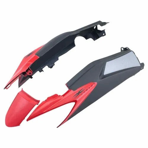 Tail PanelBlack And Red for Hero CBZ Xtreme Type 2-First Quality