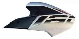 Fuel Tank Cover Left Pearl met White(2020-2023) for BAJAJ PULSAR NS 160-bajaj