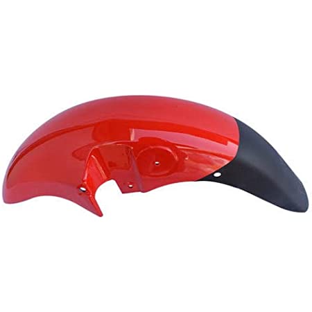 Mudguard Black and Red for Hero Glamour Old 2004 to 2006-First Quality