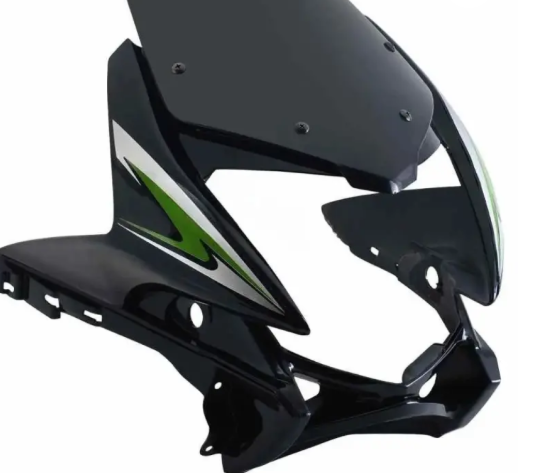 Head Light Visor/mask-honda Stunner Black (green Stk)