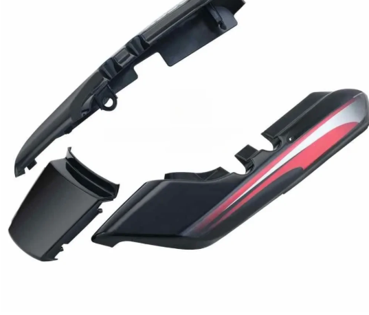 Tail Panel/seat Cowl for hero Splendor Pro( Small Plate Black red Stk)-HERO