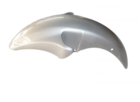 Front Fender/mudguard for hero Super Splendor (Silver)-HERO