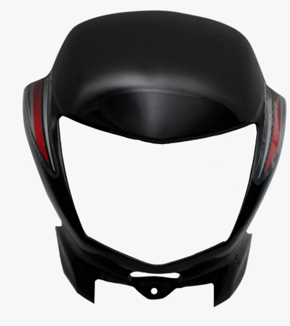 Head Light Visor/mask for honda Neo (2017 Black red Stk)-HONDA