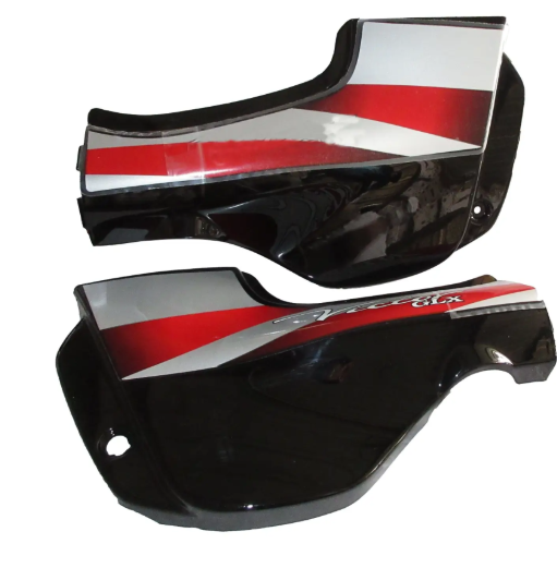 Side Panel/cover for tvs Victor Glx( Black red Stk)-GENUINE
