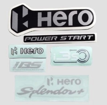 Sticker Set for Splendor Plus (BS6) -ABK