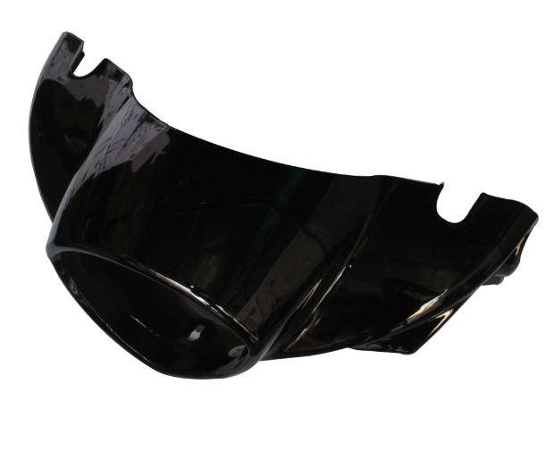 Head Light Visor/mask for yamaha Fascino ( Black)-YAMAHA