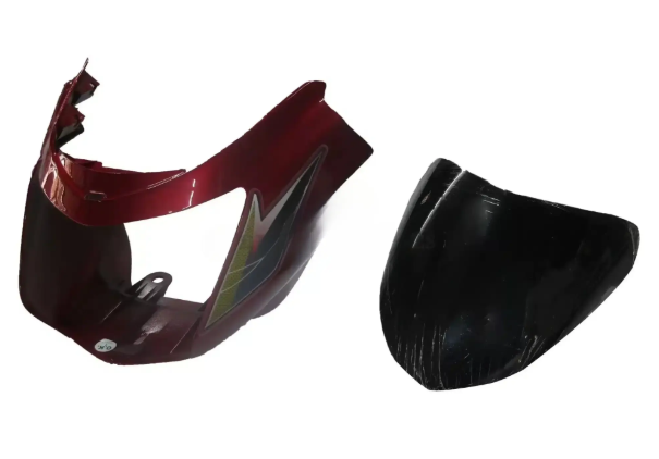 Head Light Visor/mask for tvs Star City (N/m Red)-TVS