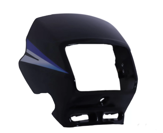 Head Light Visor/mask for yamaha Ybx( Black)-YAMAHA