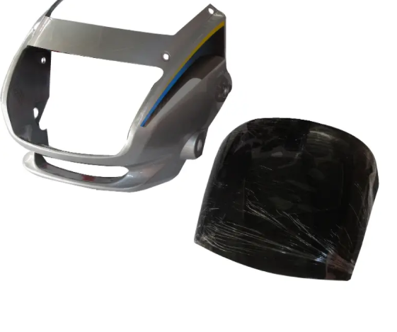 Head Light Visor/mask for hero Super Splendor (Silver)-HERO