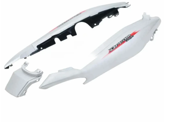 Tail Panel/seat Cowl for honda Dream Yuga (Silver)-GENUINE