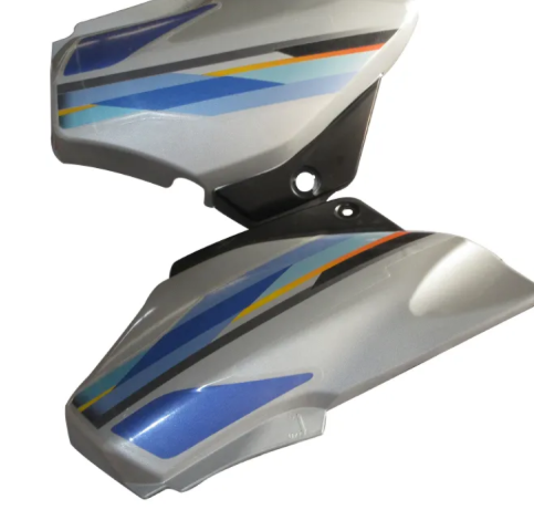 Side Panel/cover for hero Super Splendor New Model) Silver for Blue Bike-GENUINE