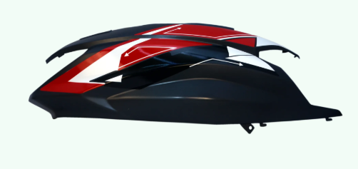 Side Panel/cover for hero Maestro Edge Grey (red Stk)-GENUINE