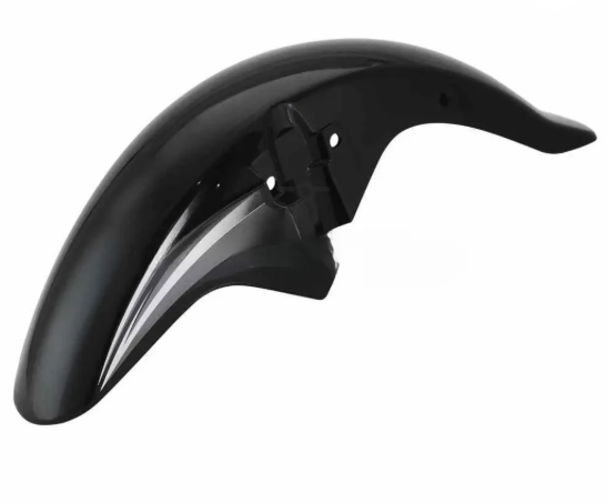Front Fender/mudguard for honda Dream Yuga N/m (with Graphics) Black (grey Stk)-HONDA