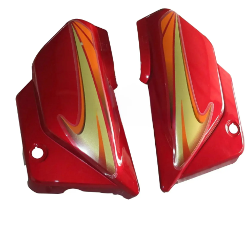 Side Panel/cover for hero Splendor Plus (Latest Red)_GENUINE