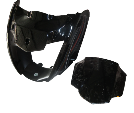 Head Light Visor/mask for mahindra Centuro( Black)-MAHINDRA