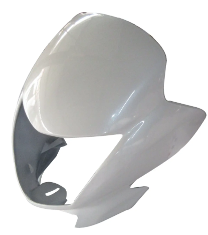 Head Light Visor/mask for honda Dream Neo (White)-HONDA
