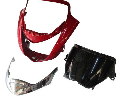Head Light Visor/mask for honda Cb Unicorn (Red)-HONDA