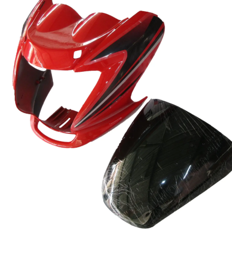 Head Light Visor/mask for hero Passion Pro (Sport Red)-HERO