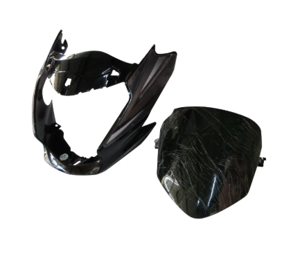 Head Light Visor/mask for hero Passion Xpro (Black grey Stk)-HERO