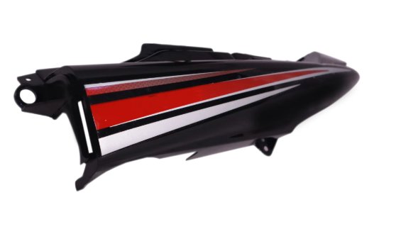 Tail Panel/seat Cowl for hero Passion Pro Digital (Black sports Red Bike)-GENUINE
