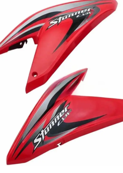Tank Side Cover/panel Set (lh+rh) for honda Stunner (Sport Red)_GENUINE