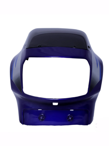 Head Light Visor/mask for tvs Victor Gl (Blue)-TVS
